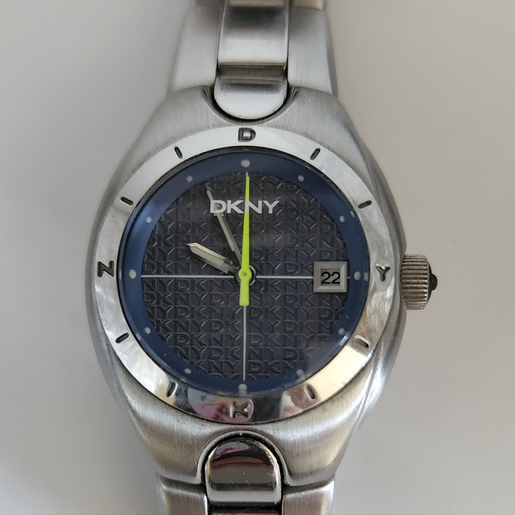 Dkny Stainless Steel Watch W Date